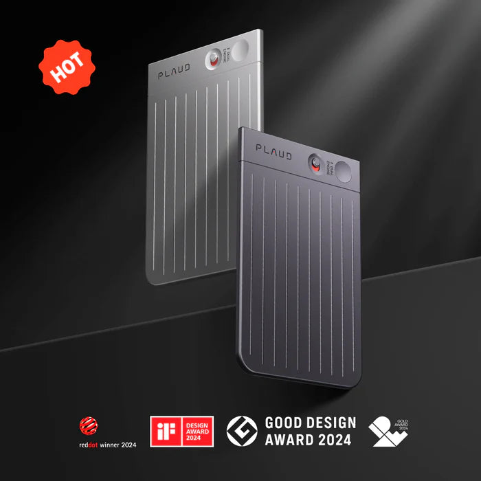 PLAUD NOTE Original - Gravador de voz com IA e GPT-4o + Case magnética